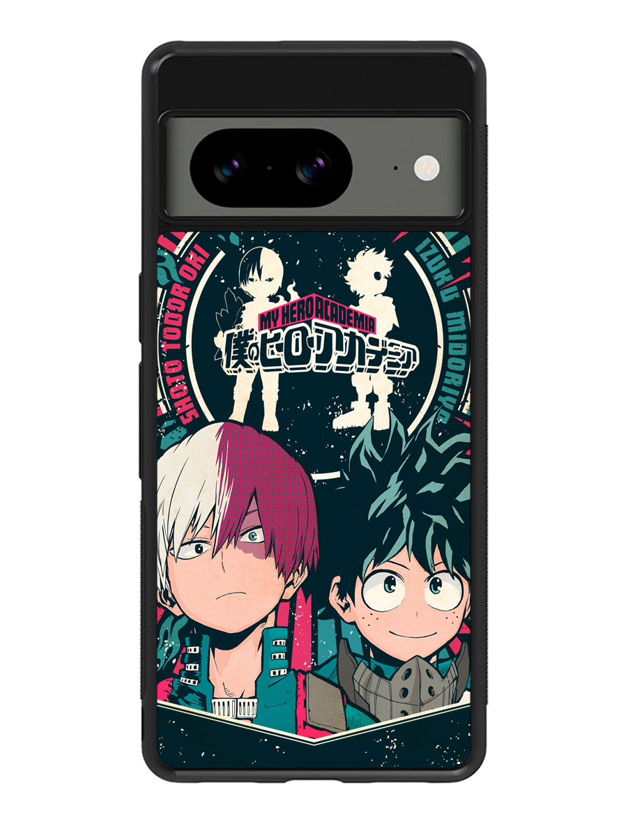 My Hero Academia Deku X Todoroki Google Pixel 8A Case QC3201