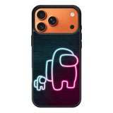 among us neon iPhone 17 Pro Case QC7408