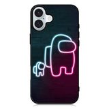 among us neon iPhone 16 Case QC7408