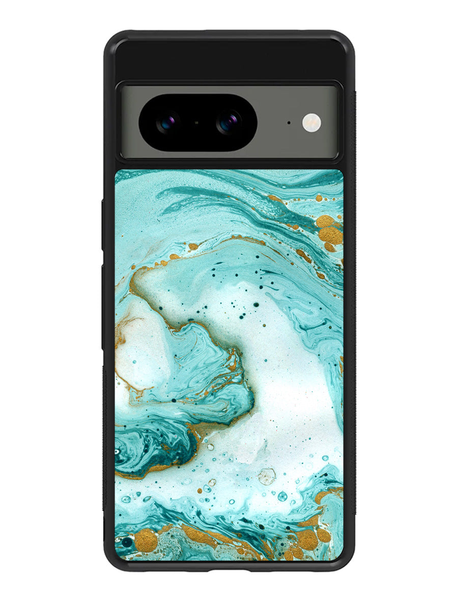 marble watercolor Google Pixel 8A Case QC3395