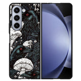 Crow Pattern FLZ0572 Samsung Galaxy Z Flip 5 , Z Flip 4 , Z Flip 3 , Z Fold 5 , Z Fold 4 , Z Fold 3 5G Case