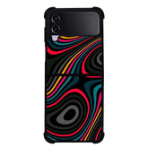 Colourful Pattern FLZ0614 Samsung Galaxy Z Flip 5 , Z Flip 4 , Z Flip 3 , Z Fold 5 , Z Fold 4 , Z Fold 3 5G Case