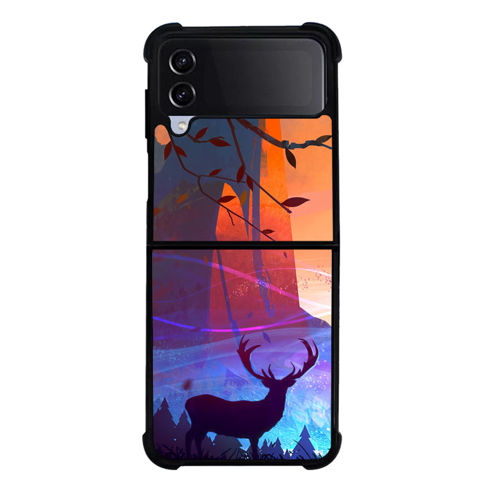coniferous forests FLZ0618 Samsung Galaxy Z Flip 5 , Z Flip 4 , Z Flip 3 , Z Fold 5 , Z Fold 4 , Z Fold 3 5G Case