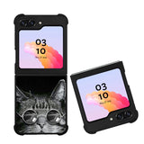 Cool Cat FLZ0641 Samsung Galaxy Z Flip 5 , Z Flip 4 , Z Flip 3 , Z Fold 5 , Z Fold 4 , Z Fold 3 5G Case
