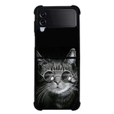 Cool Cat FLZ0641 Samsung Galaxy Z Flip 5 , Z Flip 4 , Z Flip 3 , Z Fold 5 , Z Fold 4 , Z Fold 3 5G Case