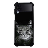 Cool Cat FLZ0641 Samsung Galaxy Z Flip 5 , Z Flip 4 , Z Flip 3 , Z Fold 5 , Z Fold 4 , Z Fold 3 5G Case