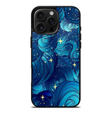 Blue Abstrac Art FLZ0649 iPhone 16 Pro Max Case