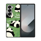 Lazy Cute Panda FLZ0670 Samsung Galaxy Z Fold 7 5G Case