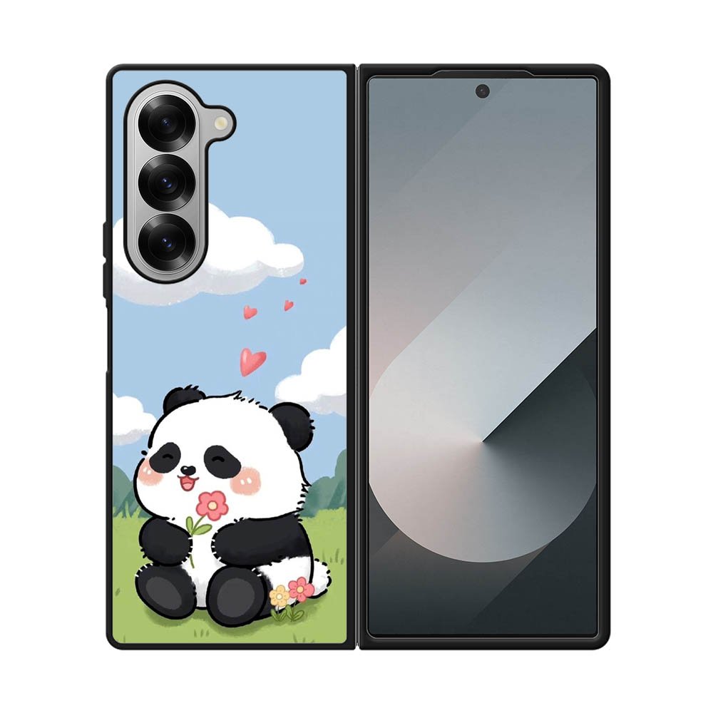 Happy Panda FLZ0671 Samsung Galaxy Z Fold 7 5G Case