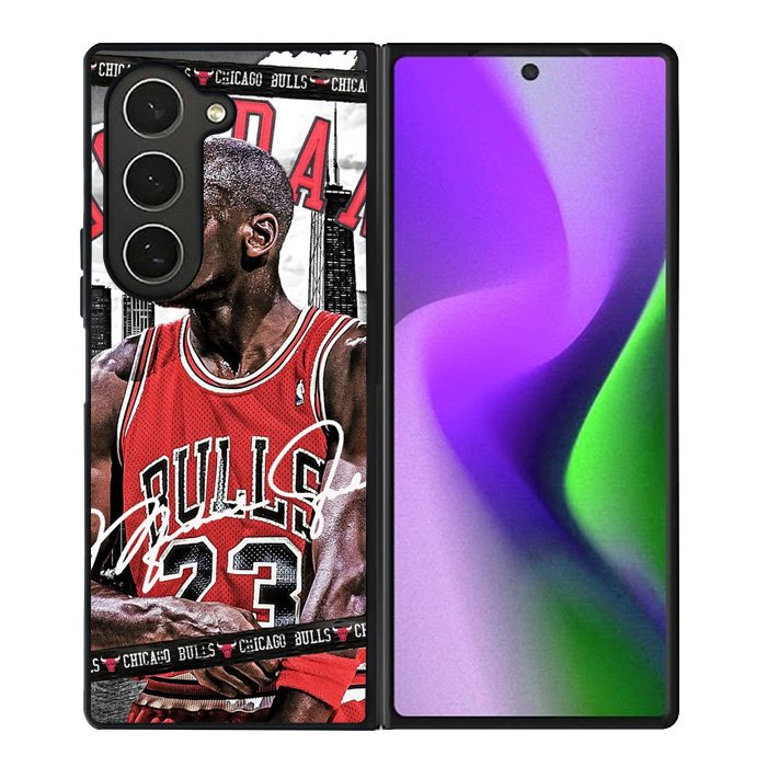 jordan bulls Samsung Galaxy Z Fold 6 Case
