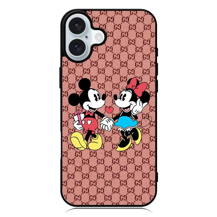 mickey and minnie mouse iPhone 16 Plus Case QC8093