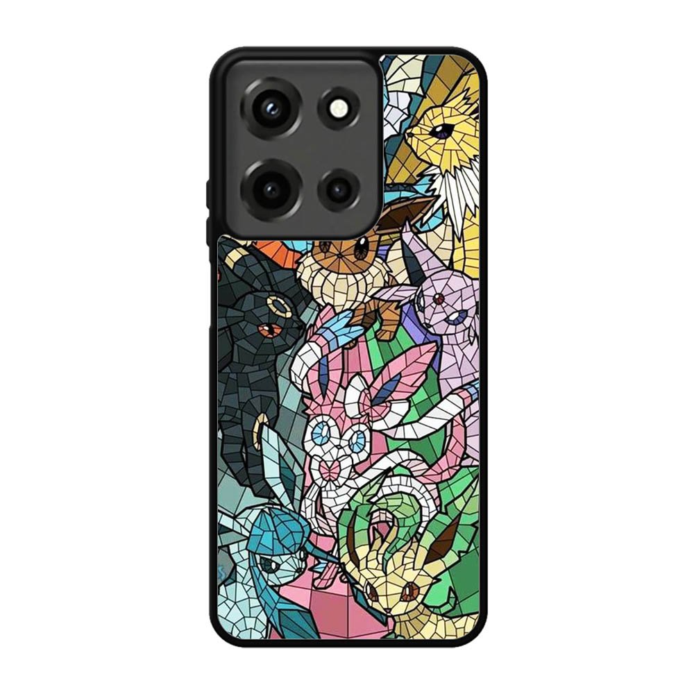 Pokemon Stained Glass Motorola Moto G 5G 2025 Case OV7714