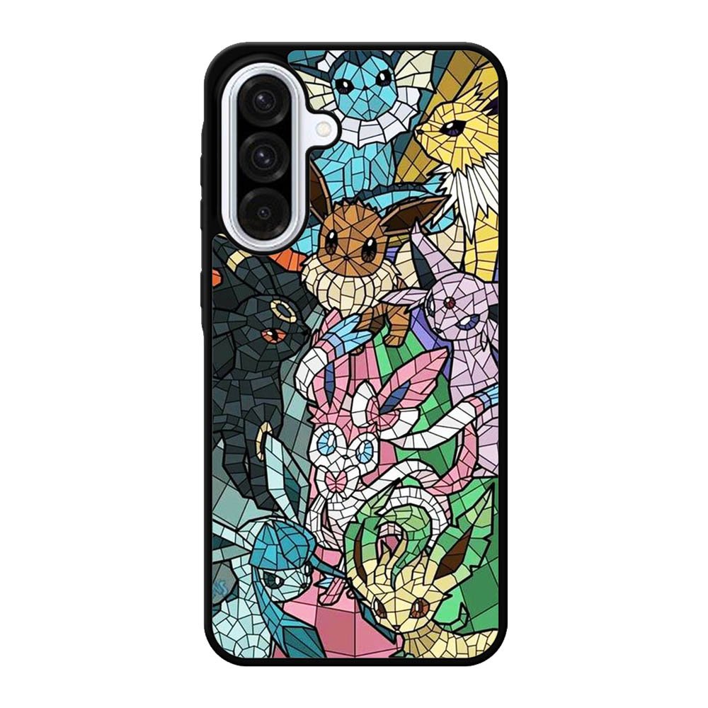 Pokemon Stained Glass Samsung Galaxy A56 Case OV3226