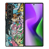 Pokemon Stained Glass Samsung Galaxy Z Fold 6 Case