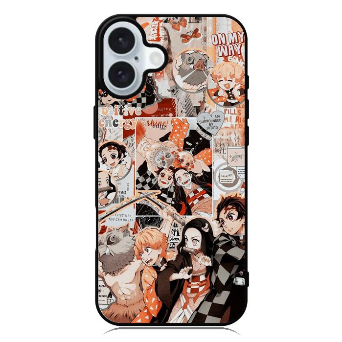 Kimetsu No Yaiba iPhone 16 Plus Case QC8201