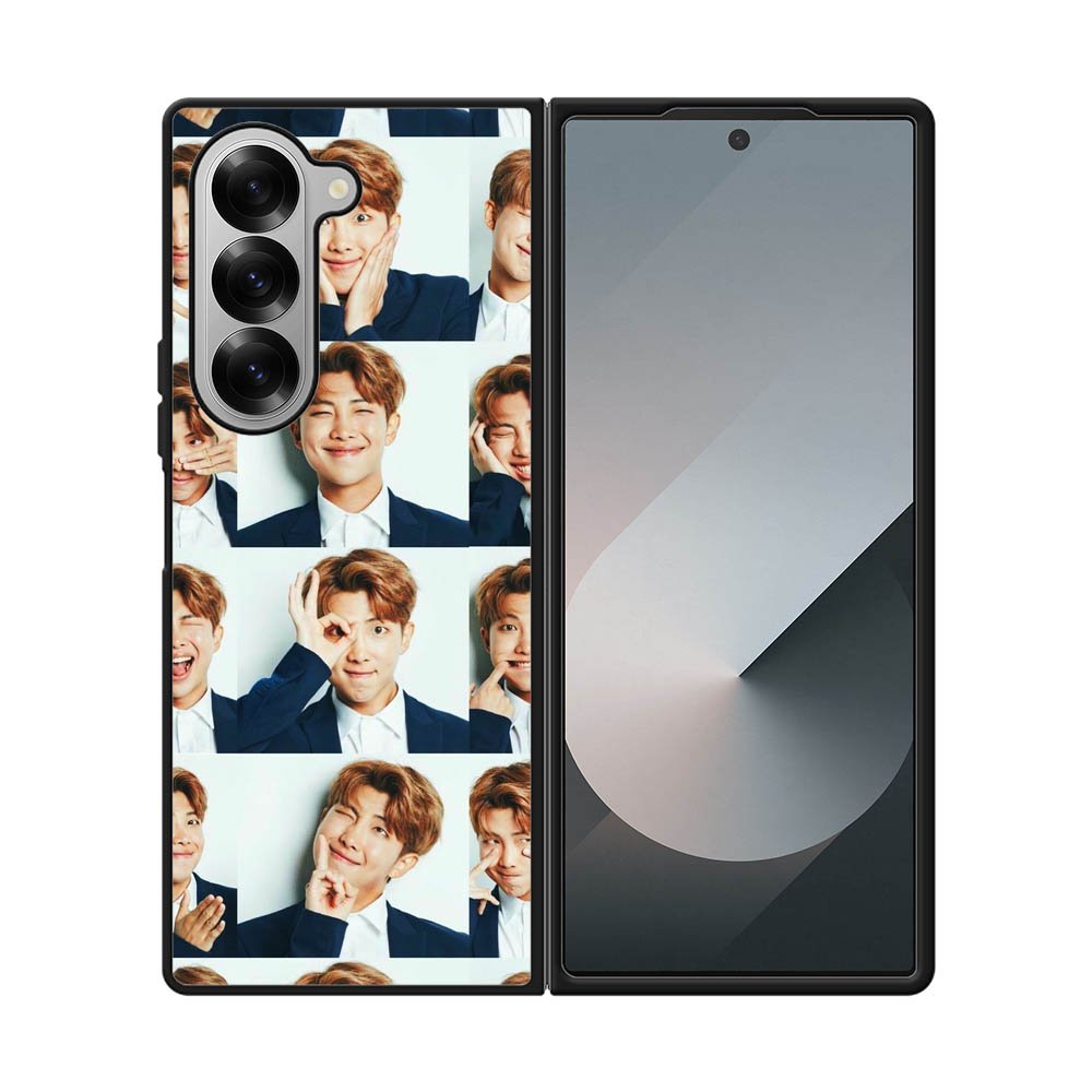 BTS Rapmonster Photo Collage Samsung Galaxy Z Fold 7 5G Case QC9701