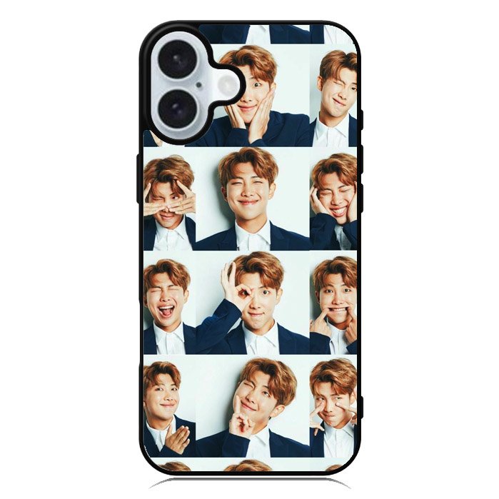BTS Rapmonster Photo Collage iPhone 16 Case QC9701