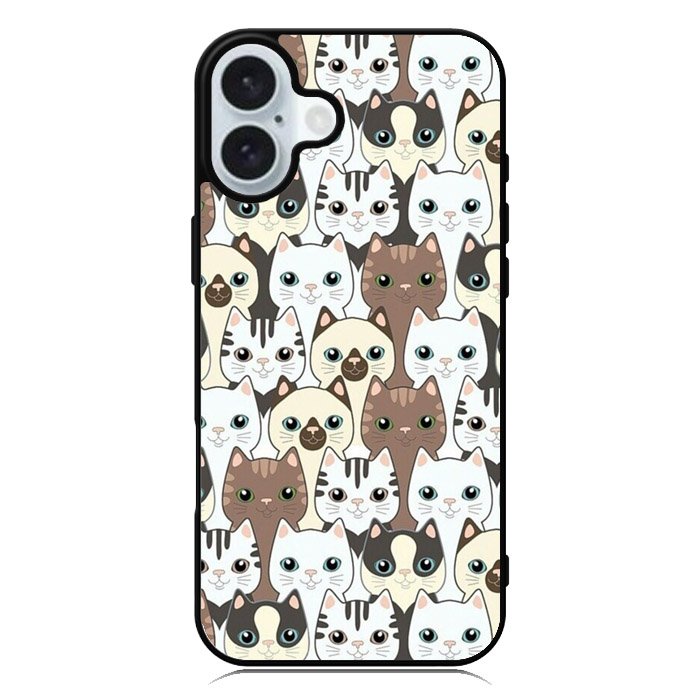 cat tumblr iPhone 16 Case QC9704