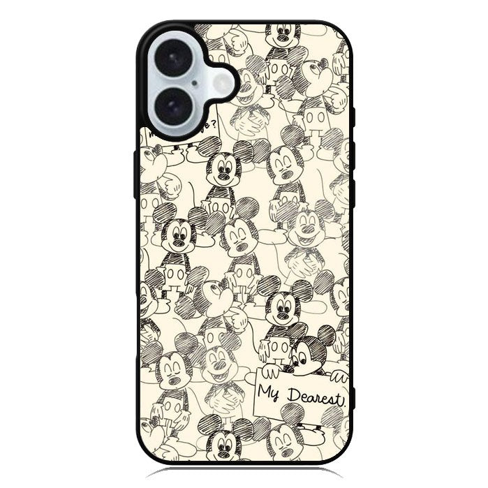 mickey mouse iPhone 16 Plus Case QC9676