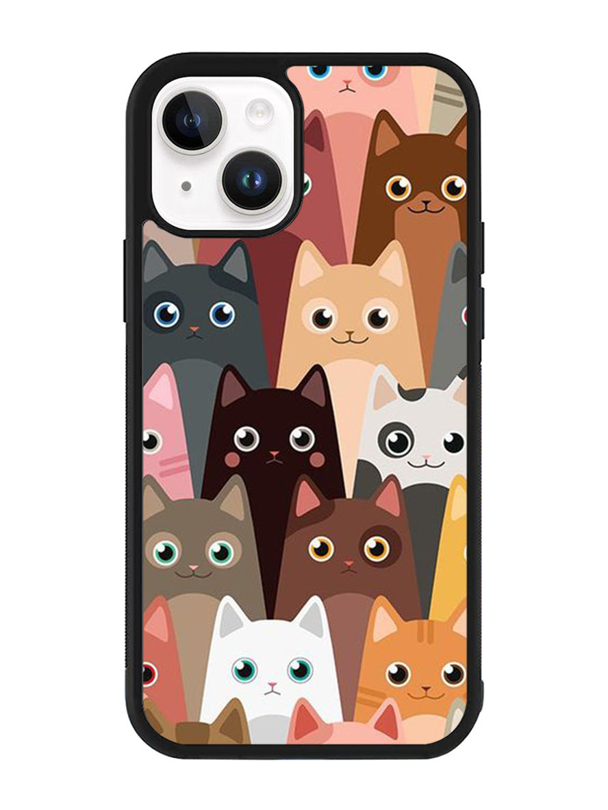 Cute funny cat iPhone 14 Case QC9707