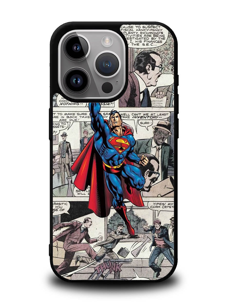 superman comic iPhone 14 Pro Case QC9689