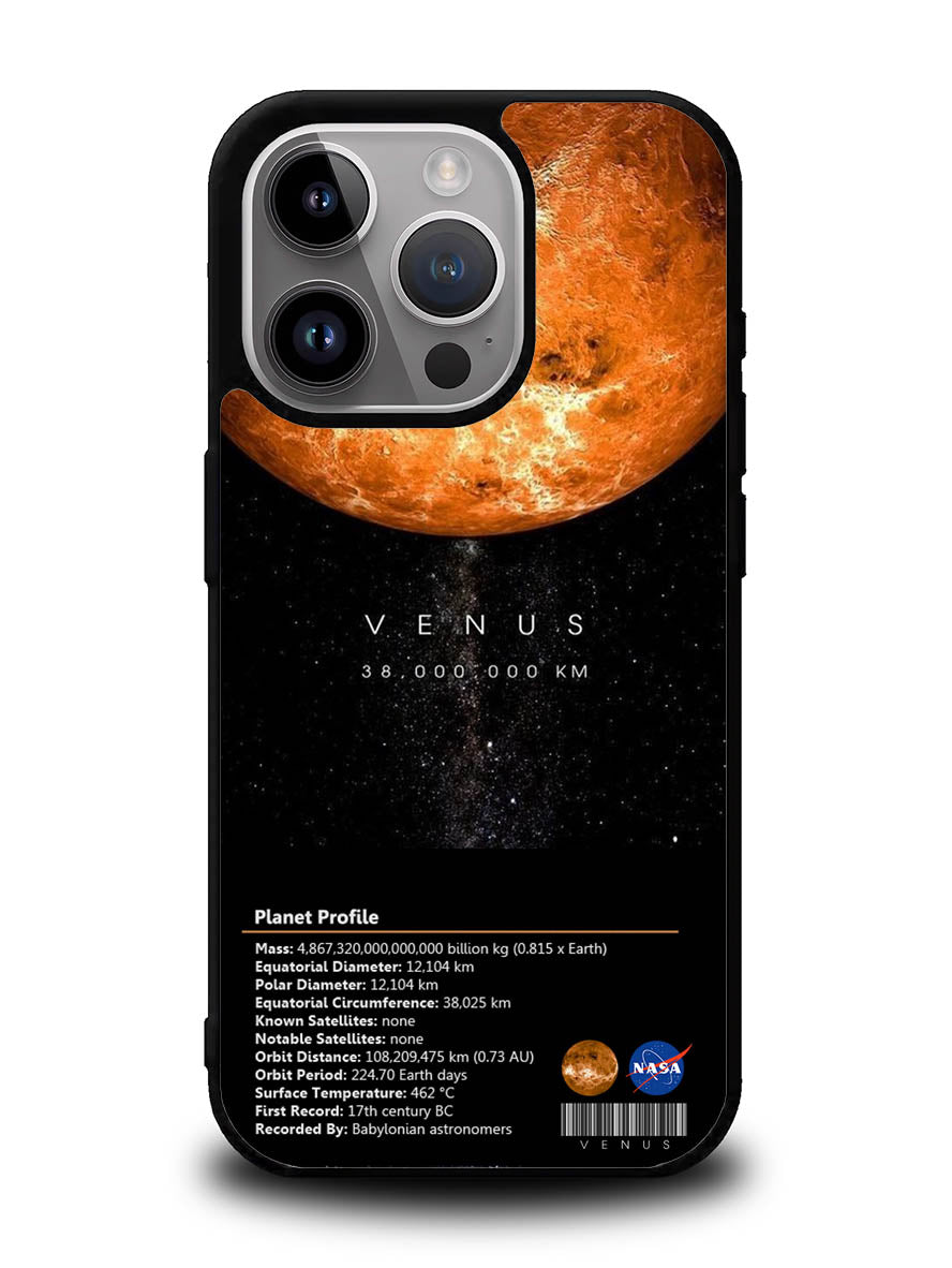Space Facts Venus iPhone 14 Pro Max Case QC9688