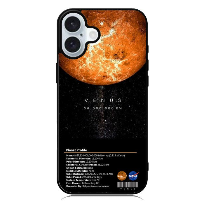 Space Facts Venus iPhone 16 Plus Case QC9688