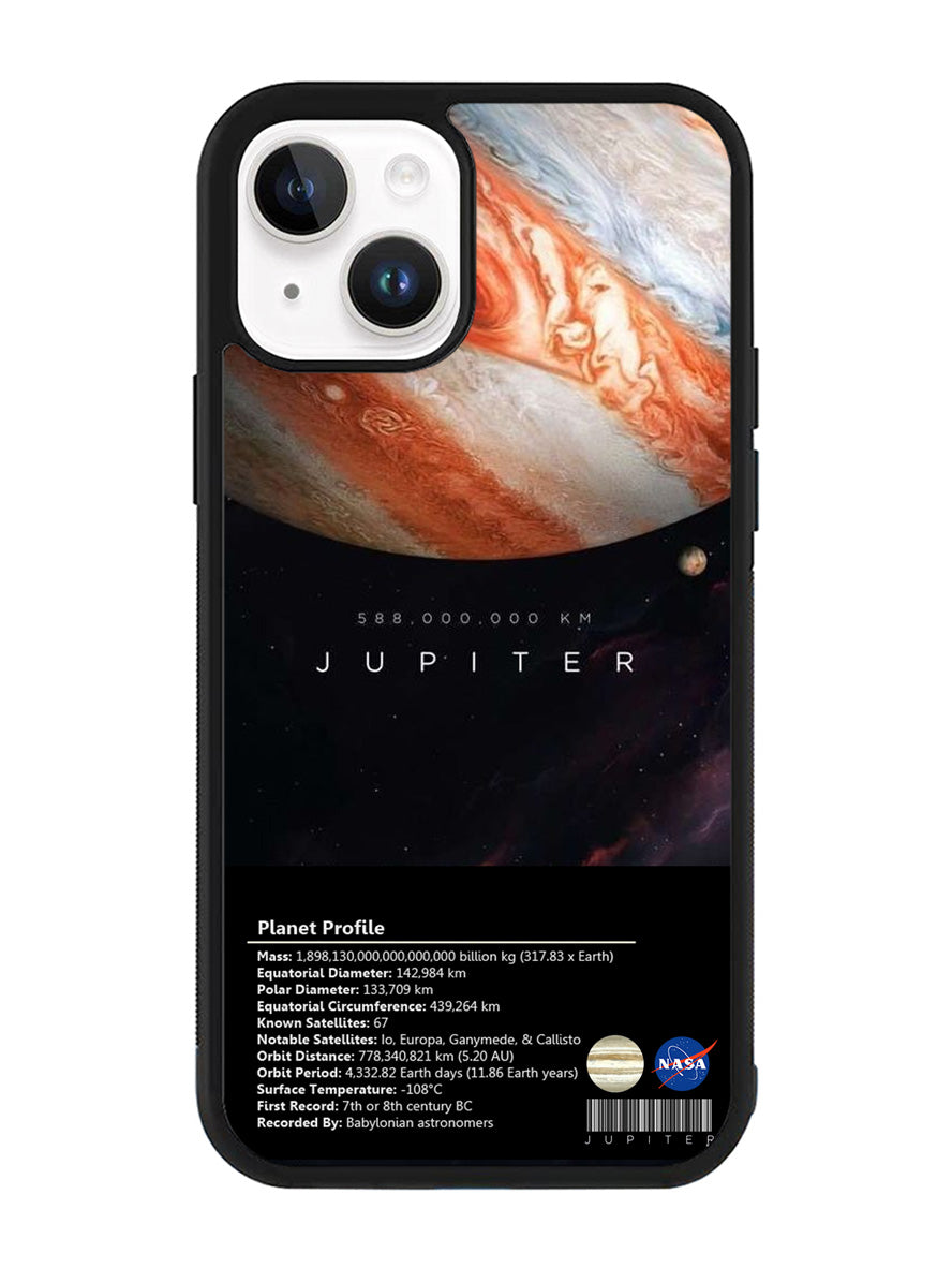 Space Facts Jupiter iPhone 14 Plus Case QC9686