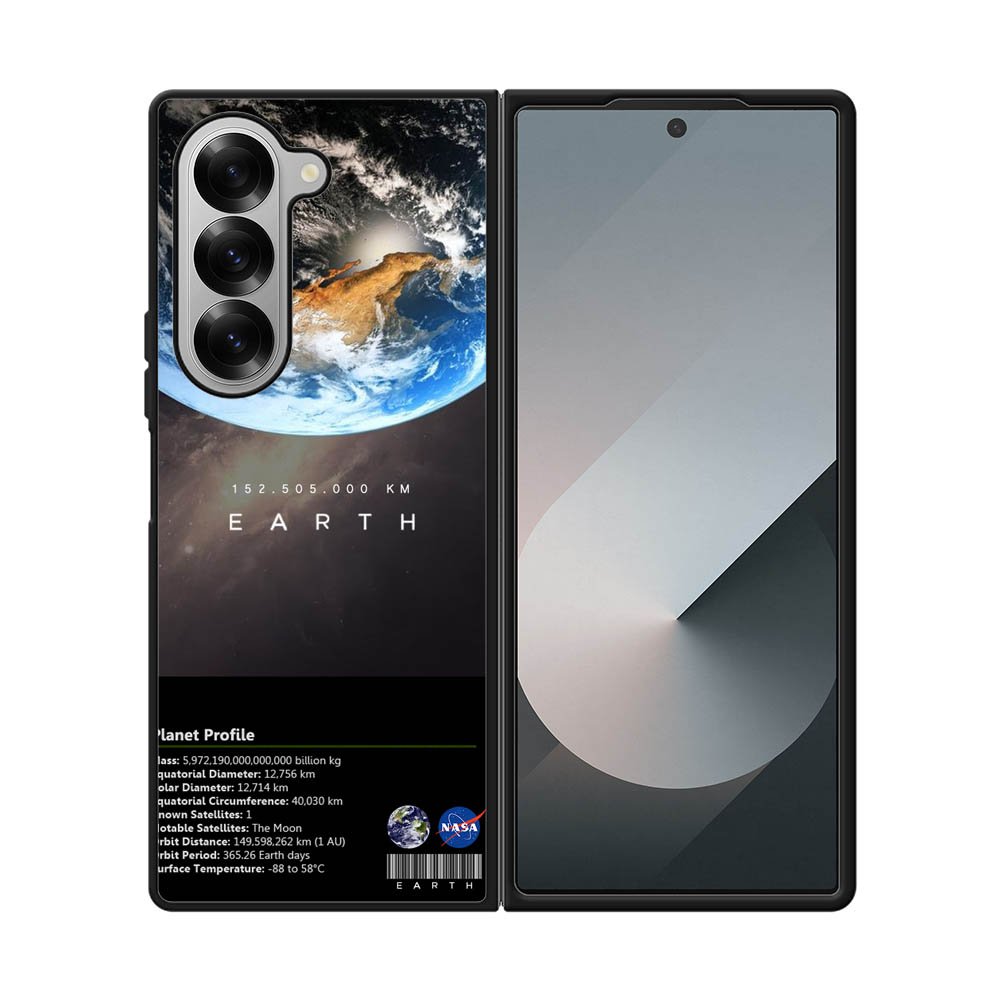 Space Facts Earth Samsung Galaxy Z Fold 7 5G Case OV9685