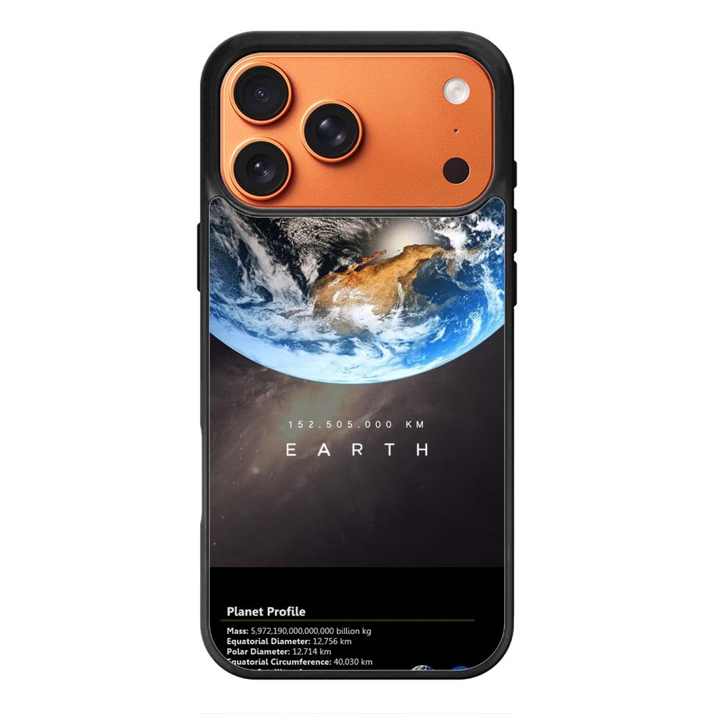 Space Facts Earth iPhone 17 Pro Max Case OV9685
