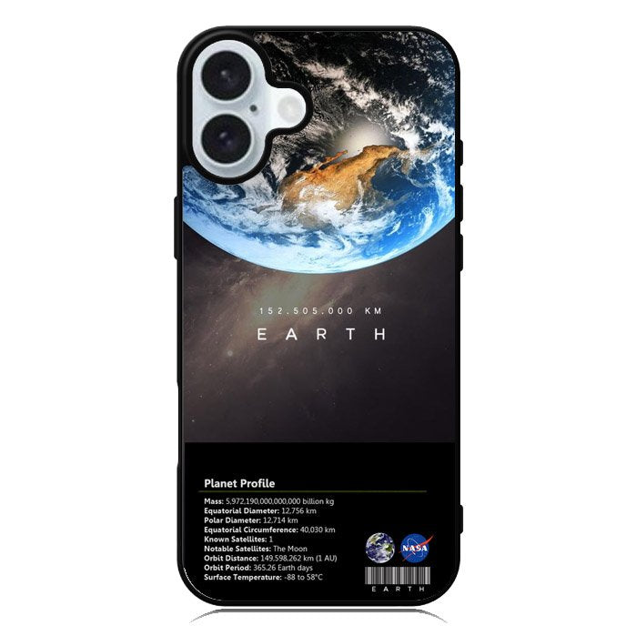 Space Facts Earth iPhone 16 Plus Case QC9685
