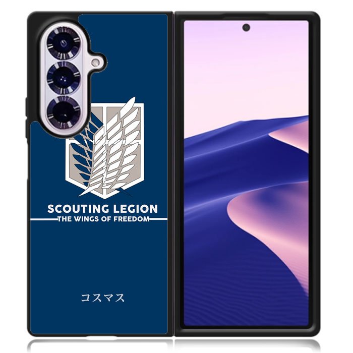 Attack On Titan Scouting Samsung Galaxy Z Fold 7 Case OV9694