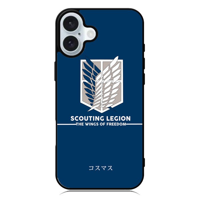 Attack On Titan Scouting iPhone 16 Plus Case QC9694