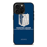 Attack On Titan Scouting iPhone 16 Pro Max Case OV9694