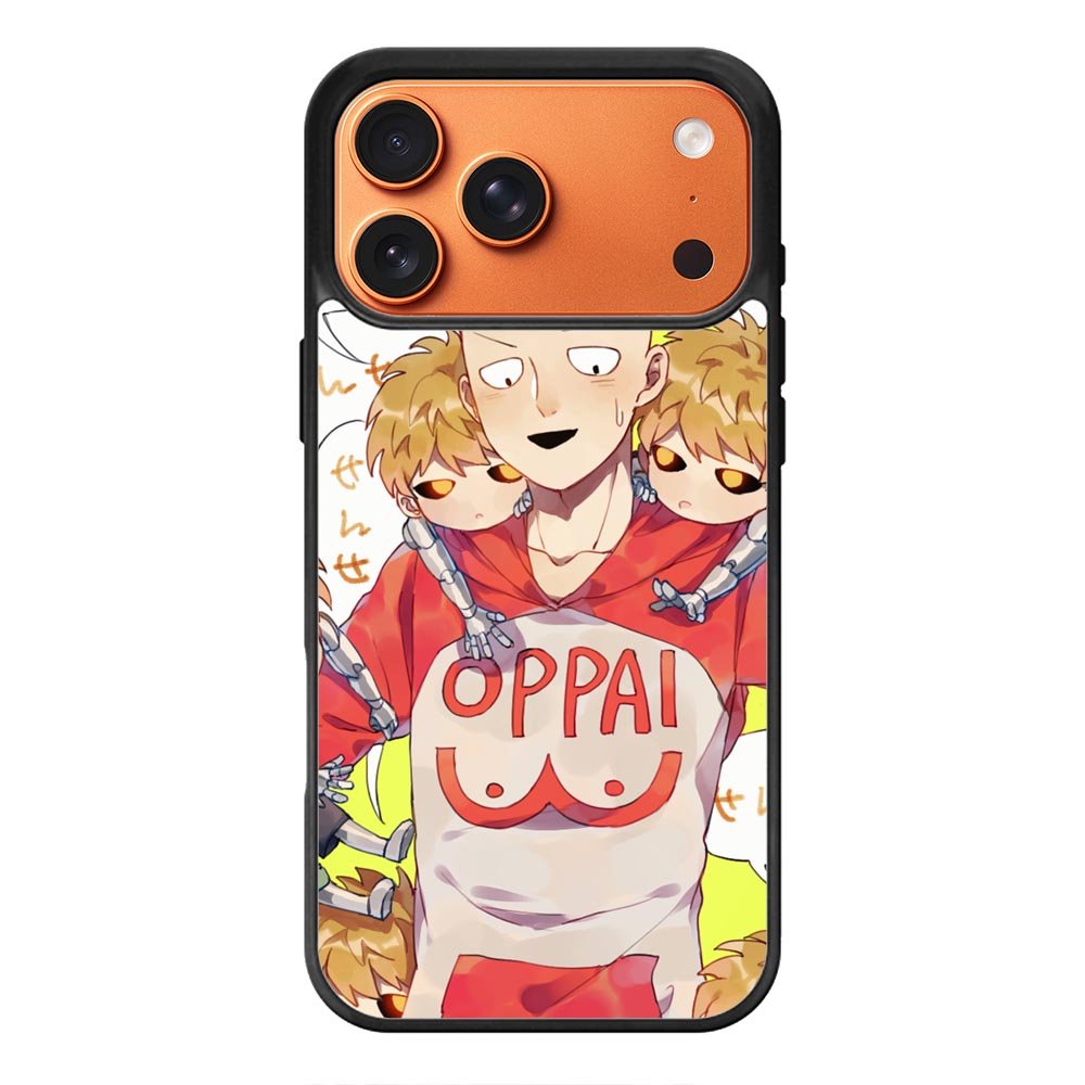 oppai one punch man iPhone 17 Pro Case QC9756