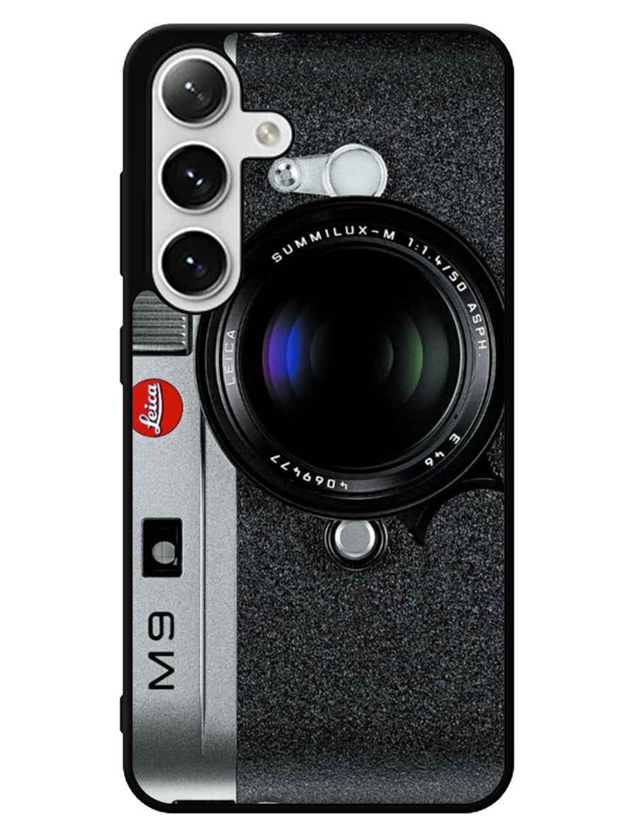 Black M9 Leica Camera Samsung Galaxy S25 5G Case