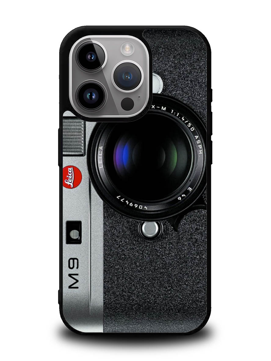 Black M9 Leica Camera iPhone 16 Pro Case