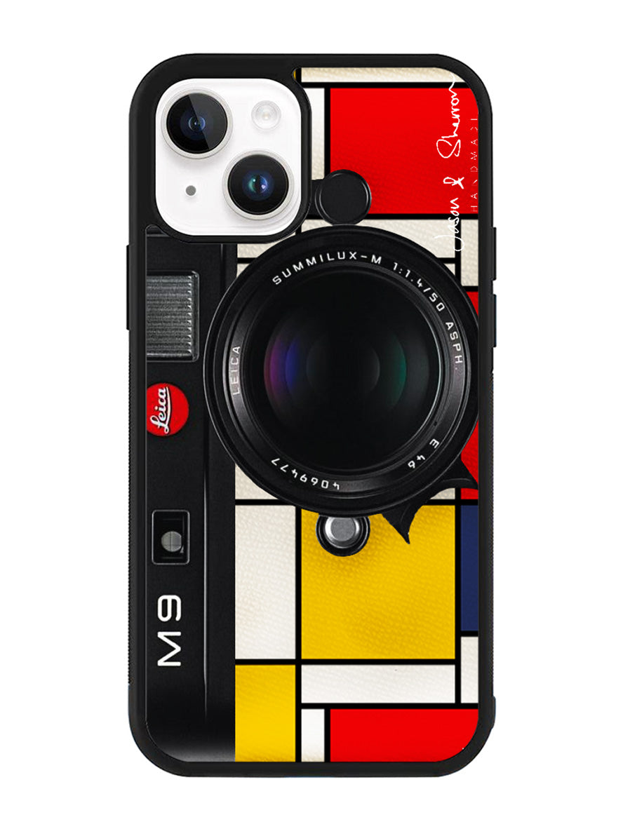 Black M9 Leica Camera iPhone 15 Case OV9769