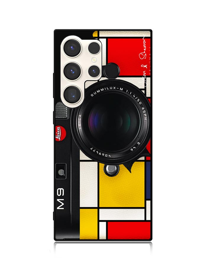Black M9 Leica Camera Samsung Galaxy S25 Ultra 5G Case QC9769