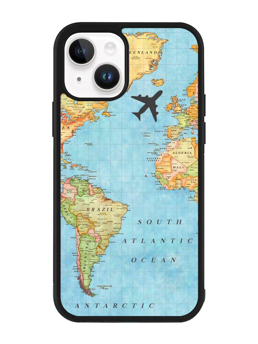 World Map iPhone 14 Case QC9733