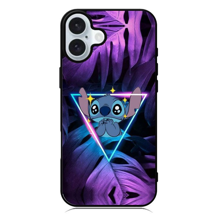 Best Dark Blue Stitch iPhone 16 Case QC8755