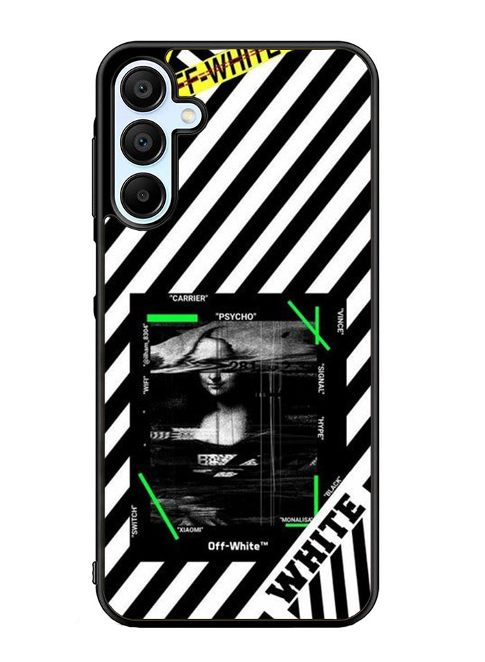 Black and white Samsung Galaxy A15 5G Case OV8752