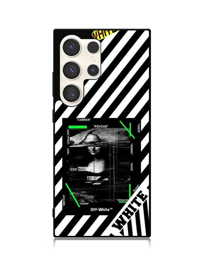 Black and white Samsung Galaxy S24 Ultra 5G Case OV8752