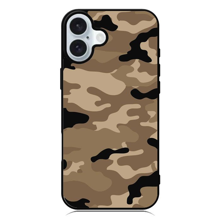 Desert Camo iPhone 16 Plus Case QC8734
