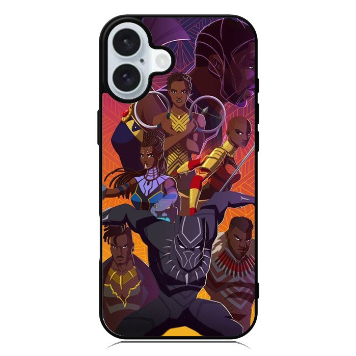 Wakanda Forever iPhone 16 Plus Case QC2015