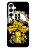 Pittsburgh Steelers Deadpool Samsung Galaxy A55 5G Case