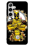 Pittsburgh Steelers Deadpool Samsung Galaxy S24 5G Case