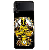Pittsburgh Steelers Deadpool Samsung Galaxy Z Flip 4 5G 2022 Case