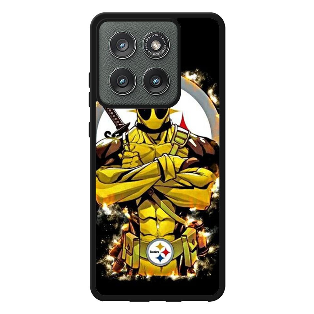 Pittsburgh Steelers Deadpool Motorola Moto Edge 2025 Case