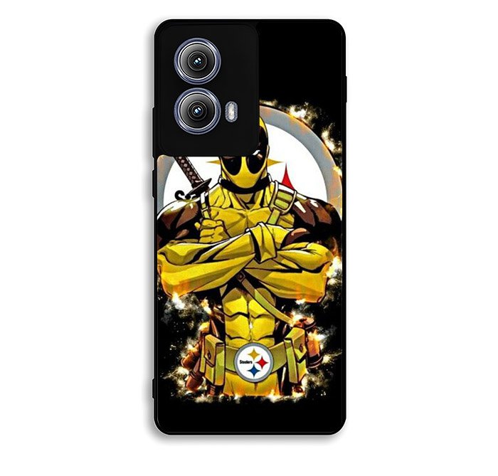 Pittsburgh Steelers Deadpool Motorola Moto Edge 2024 Case OV0403